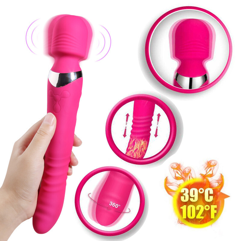 Thrusting G-spot Big Vibrator Rechargeable Clit Licking Dildo Sex-toys for  Women | eBay