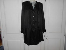 Banana Republic Black Silk Long Sleeve Dress/Tunic - UK8 - FAULTY
