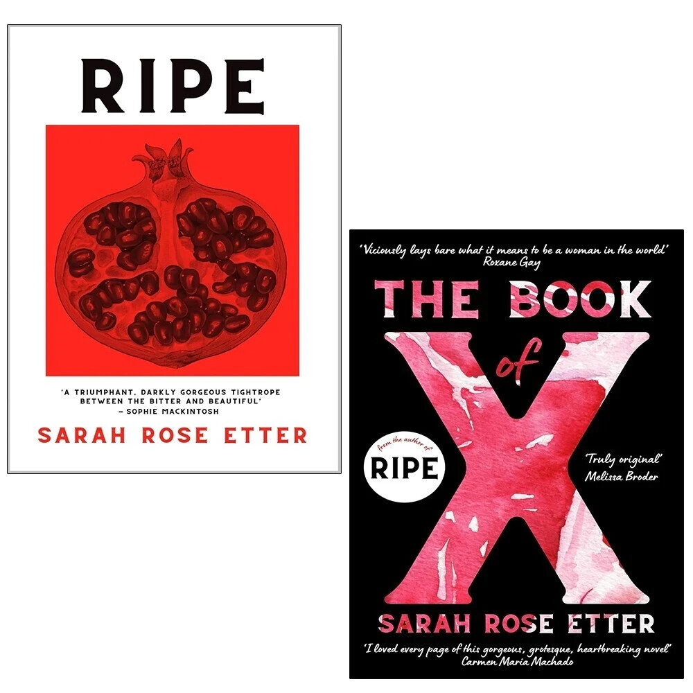 Sarah Rose Etter Collection 2 Books Set The Book of X, Ripe Paperback NEW