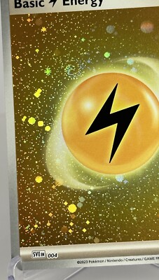 151 pokemon energy cards Electric Energy Holo Scarlet & Violet 151 SVE 004, NM Pokemon Card main image 0