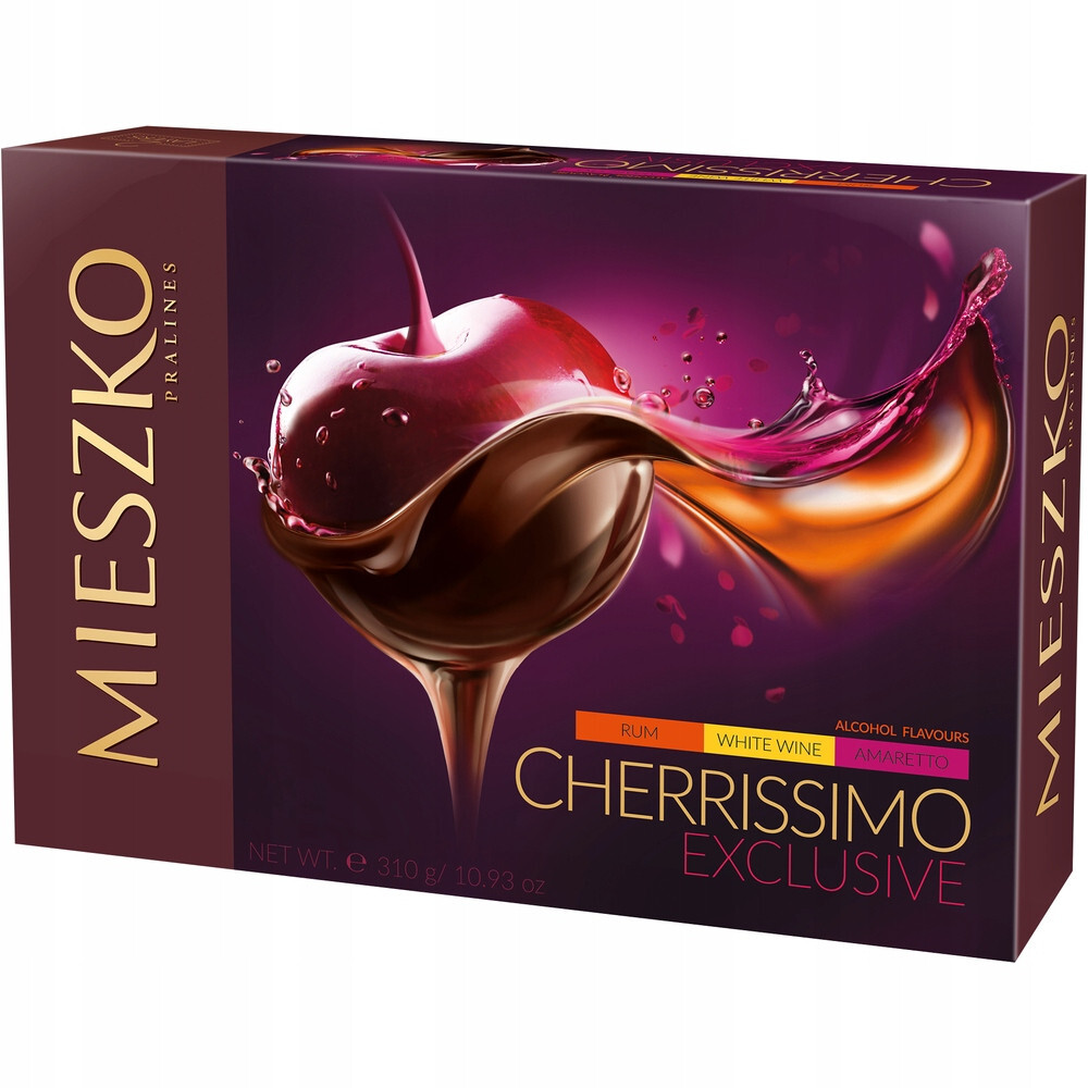 MIESZKO Cherrissimo Exclusive Pralines Alcoholic Filling 285g