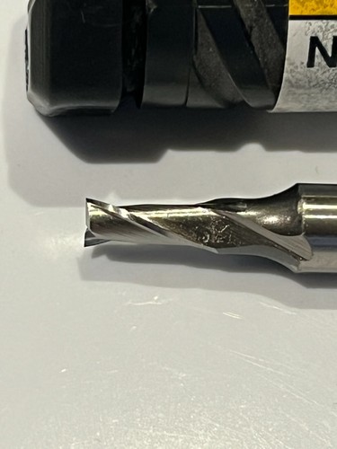 Guhring 3451 3.50mm HSCo 2 Flute Weldon Shank Slot Drill - Uncoated - DIN 327D - Imagen 2 de 3