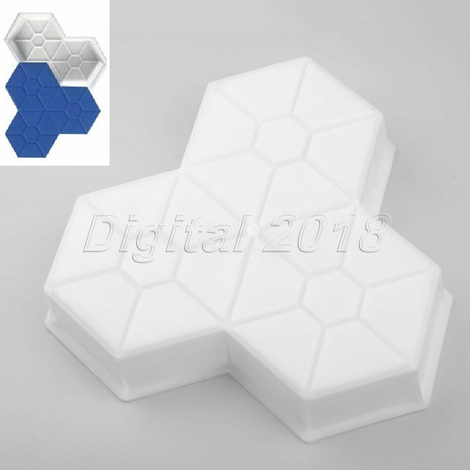25cm*25cm*4cm Maple Leaf Shaped Garden Brick Path Mold Pavement Walkway Mould