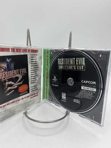 Resident Evil Directors Cut, Greatest Hits (PlayStation 1, 1998) PS1 W/Reg Card. - Picture 3 of 4