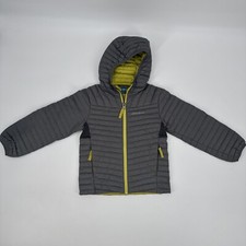Eddie Bauer Jacket Boys XXS 3-4 ZIp Quilted Puffer Jacket Down First Ascent