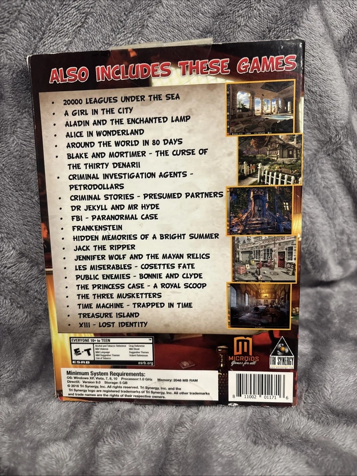 Hidden 21 Object Classic Collection [PC DVD-ROM] New and Sealed with Slipcover* - Image 2 of 3