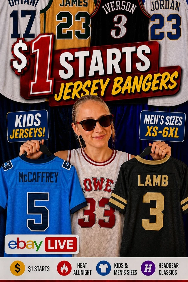💥SUNDAY NIGHT JERSEY BANGERS!💥 Big Sizes Loaded