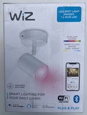 WIZ IMAGEO SPOTLIGHT  1 x  GU10 - COLOUR - 1 X 5W  - WHITE BODY