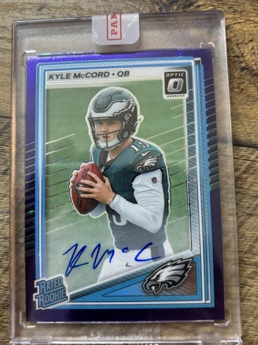 2025 Donruss Optic Kyle McCord Purple Stars (RAW)