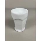 Fenton Vintage White Milk Glass Paneled Tumbler Cup Mid Century Modern RARE