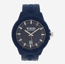 Image of Versus Versace Tokyo R Unisex Silicone Strap Blue Watch