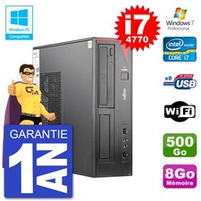 PC Fujitsu Esprimo E520 DT I7-4770 RAM 8GB Festplatte 500GB DVD-Brenner Wifi W7