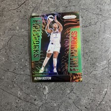 2025 Prizm WNBA Green Holo Aliyah Boston Fireworks Indiana Fever # 3