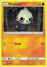 Pancham 119/236 Cosmic Eclipse Pokemon NM