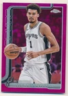 VICTOR WEMBANYAMA 2025/26 TOPPS CHROME #221 MAGENTA REFRACTOR SPURS SP #192/399