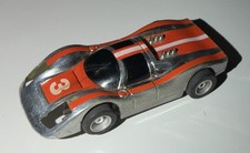 Vintage Tyco Porsche 908 White Orange HO SLOT CAR 3