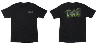 Creature Feedback Black Skate Tee Reprint Mens Graphic Shirt S-5XL
