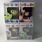 Funko Pop! Lot Of Four Disney Toy Story (2) 525 Alien, 520 Bull’s-Eye, 169 Buzz