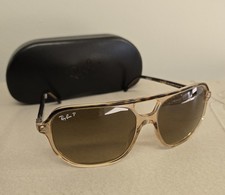 Ray-Ban Bill One Polished Havana on Transparent Brown Sunglasses RB 2205 1292M2