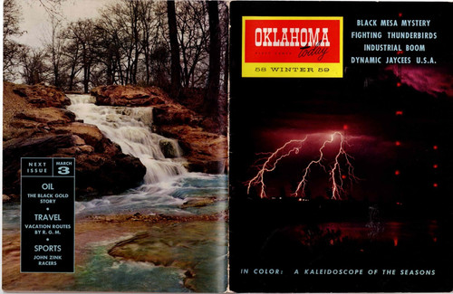 Oklahoma Today Winter 1958 1959 Issue Thunderbird Division 45th Infantry +