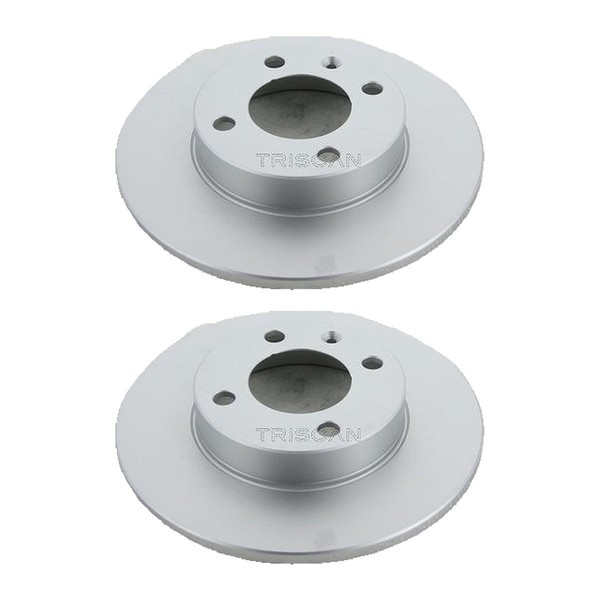 2 Bremsscheiben Voll Ø 239 Mm Triscan Bremsen-Expertise FüR U.A. VW Polo-image
