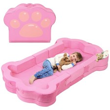 Foldable Portable Toddler Travel Bed Toddler Floor Bed with Washable Cover for