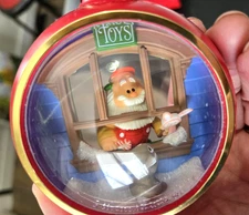 Vintage Hallmark 1984 Santa’s Workshop Lighted Ornament Box Hookup Instructions