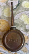 Vintage Brass Pfaff Sewing Machine Oil Can Thumb Pump Oiler with Pin