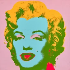 ANDY WARHOL Pop Art Poster or Rolled Canvas Print "Marilyn" Marilyn Monroe #33