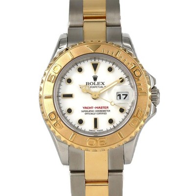 Authentic Rolex Yachtmaster 169623 SSxYG Mechanical Automatic D-serial #230-...
