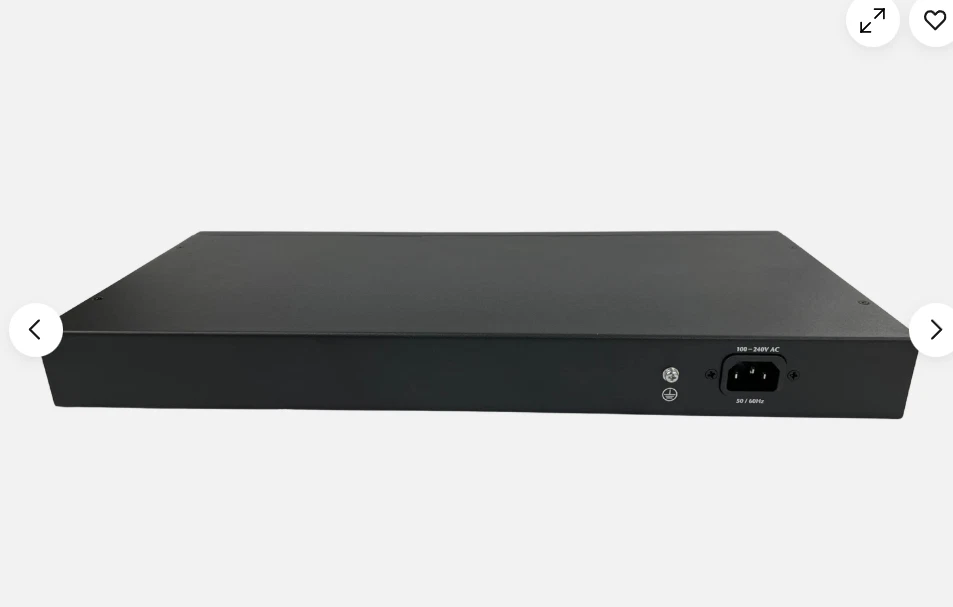 New GeoVision GV-APOE2411-V2 24-Port Gigabit Web Management PoE Switch - Image 4 of 4