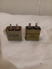 Oil Filled Capacitors Vintage .1mf 1000v Sprague Aerovox