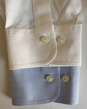 Brooks Brothers men's dress shirts, in blue and white