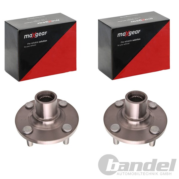 2X Maxgear Radnabe Vorne Links+Rechts Passend FüR Toyota IQ Ractis Yaris-image