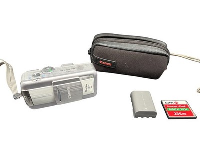 Canon PowerShot S30 5,0 MP Digitalkamera Silber Geprüft Händler Guter Zustand