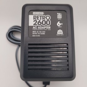 AC Power Supply Adapter Plug Cord for Atari 2600 VCS System Games Console - New