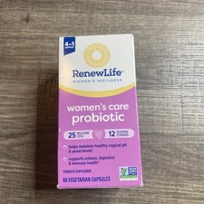 ReNew Life Ultimate Flora Probiotic Women's Care Vegetarian Capsules - 60 Count