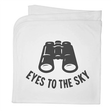 'Eyes To The Sky Binoculars' Cotton Baby Blanket / Shawl BY00043246 