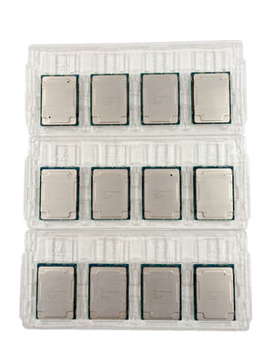 Lot of 12 Intel Xeon Platinum 8168 SR37J  24-Core 48-Thread 2.70GHz 33MB L3Cache