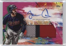 2020 Topps Inception Magenta 22/75 Jake Cave #IAP-JC Patch Auto 13iq