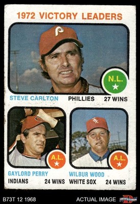 1973 Topps #66 Steve Carlton Pitching Leaders 2 - GOOD