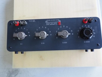 General Radio 1454-AH Decade Voltage Divider, Clean, Full Test, See 21 Pictures!