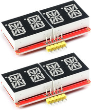 2Pcs 0.54" HT16K33 4 Bit Meter Digital Tube Module Emerald Green Color 0.54 Inch