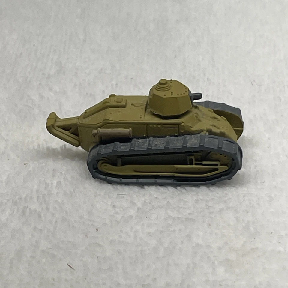 Tarjeta de juego Micro Machines Galoob 1987 Militar Primera Guerra Mundial Renault FT17 Tank Spade Foto 3 de 4