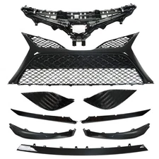 Front Grille Lower Molding Fog Cover Kits Replacement for Camry SE 2018-2020