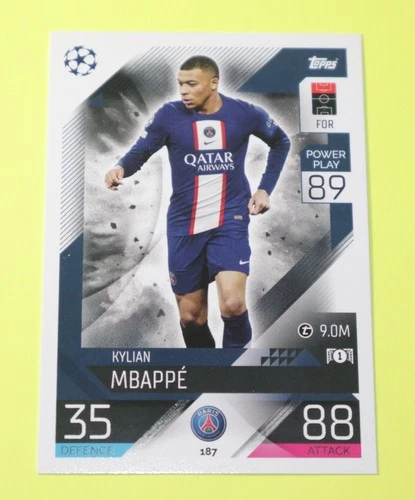 Kylian Mbapp 2022 Topps Kylian Mbapp #187