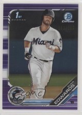 2019 Bowman Draft Chrome Purple Refractor 243/250 Evan Edwards #BDC-168 0c6
