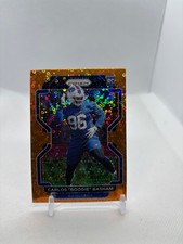 2021 Panini Prizm Carlos Basham Rookie Card Orange Disco Prizm Bills #436. rookie card picture