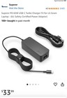 NEW 65 W Superer AC Adapter USB-C Charger (Black) — photo 3