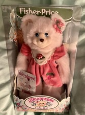 Vintage 1999 Fisher-Price Briarberry Collection Berrylynn Bear Pink, NIB